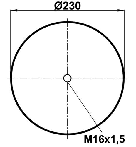 Körük Komple Metal Piston 4838Np23 (Voss232) - 17.88.777.90450