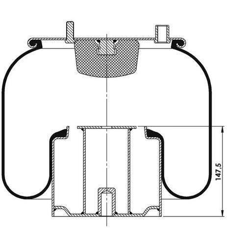 Körük Komple Metal Piston 4862n1p02 - 11.88.777.90451