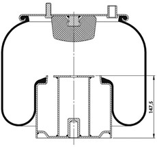 11.88.777.90451 - Körük Komple Metal Piston 4862n1p02