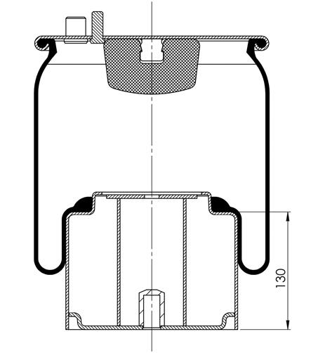 Körük Komple Metal Piston 4884N1P07 - 11.88.777.90457