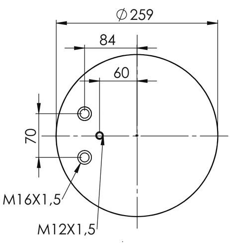 Körük Komple Metal Piston 4884N1P07 - 11.88.777.90457