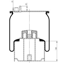 11.88.777.90660 - Körük Komple Metal Piston 4884N1P09