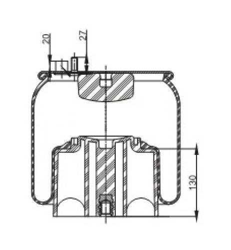 Körük Komple Plastik Piston 4884N1P06 - 11.88.777.90458