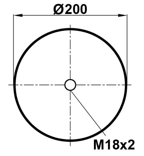 Air Spring With Metal Piston 4886Np01 - 11.88.777.90463