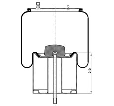 84.88.777.90469 - Körük Komple Metal Piston 4912Np13