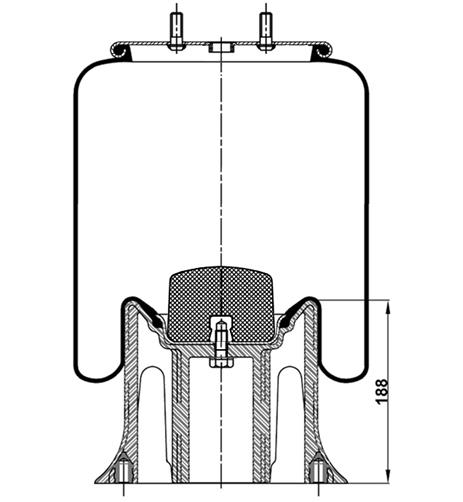 Körük Komple Plastik Piston 4922Mb - 84.88.777.90663