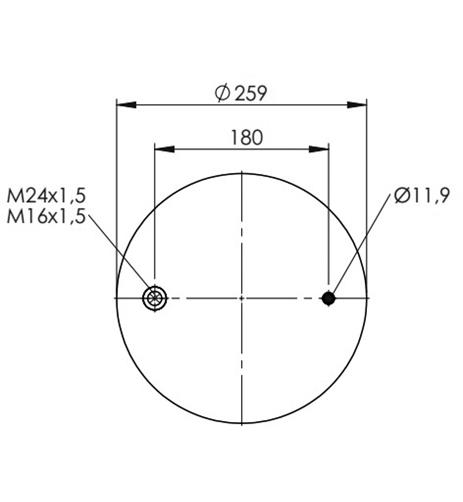 Körük Komple Metal Piston 4919Np01 - 84.88.777.90665