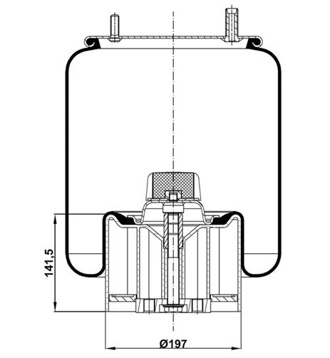 Körük Komple Plastik Piston 4940Np02 - 39.88.777.90473