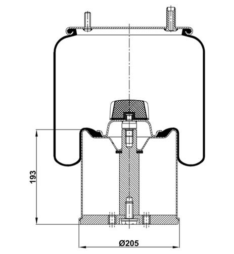 Körük Komple Metal Piston 4941Np02 - 39.88.777.90474