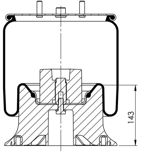 Air Spring With Plastic Piston 4927Np01 - 84.88.777.90667