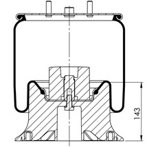 84.88.777.90667 - Körük Komple Plastik Piston 4927Np01