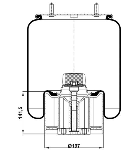 Körük Komple Plastik Piston 4961Np02 - 39.88.777.90480