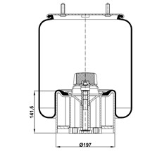 39.88.777.90480 - Körük Komple Plastik Piston 4961Np02