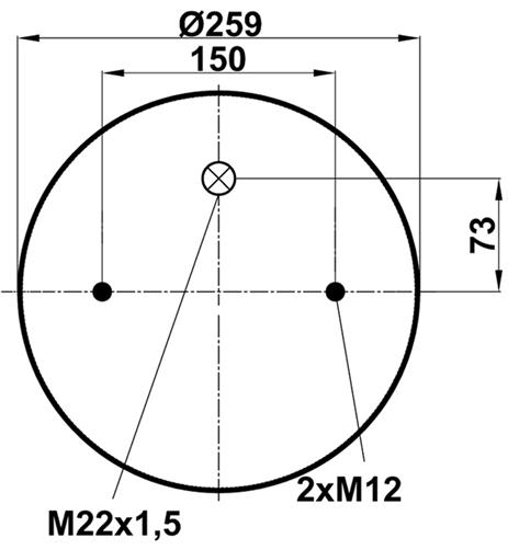 Körük Komple Plastik Piston 4961Np02 - 39.88.777.90480