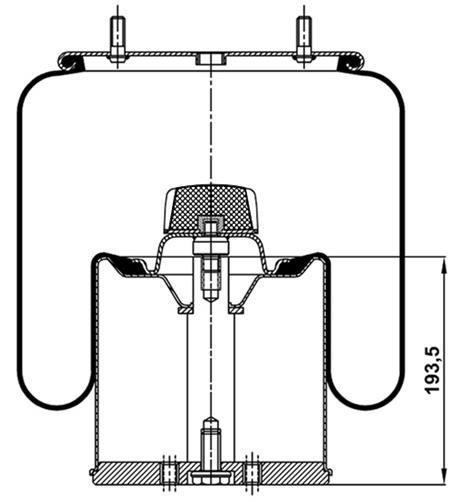 Körük Komple Metal Piston 4962Np02 - 39.88.777.90669