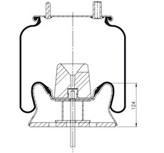 42.88.777.90670 - Körük Komple Metal Piston W01m586260