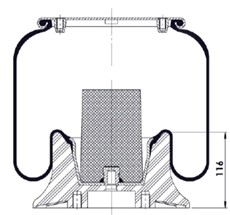 42.88.777.90486 - Körük Komple Plastik Piston W01m586269