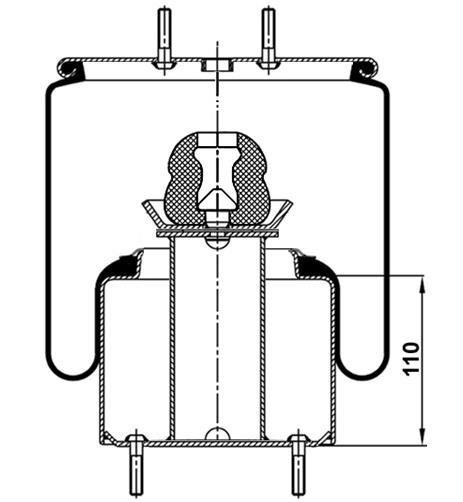 Körük Komple Metal Piston 6602Np01 - 12.88.777.90492