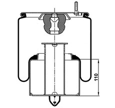 12.88.777.90674 - Körük Komple Metal Piston 6603Np01