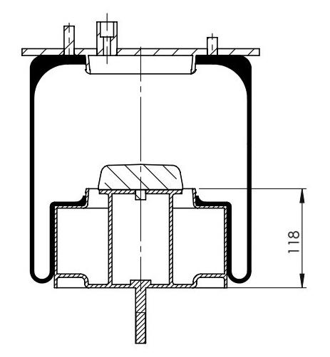 Air Spring With Metal Piston 884Np04 - 12.88.777.90675