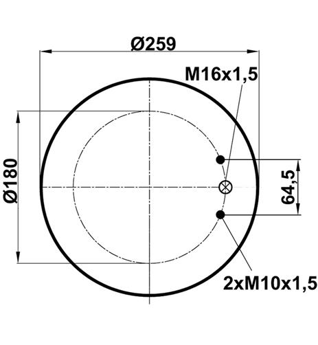 Air Spring W/O Piston 6603Np01 - 12.88.777.90493