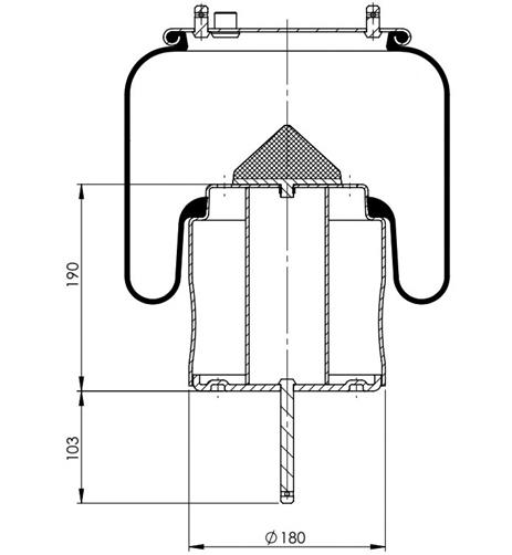 Körük Komple Metal Piston 6714Np02 - 13.88.777.90676