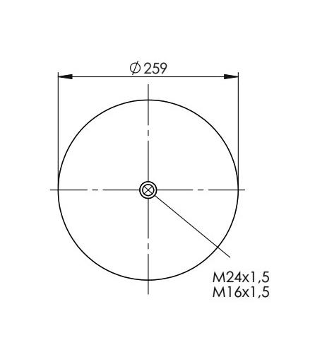 Körük Komple Metal Piston W01m588562 - 17.88.777.90504