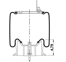 12.88.777.90509 - Körük Komple Plastik Piston W013588829