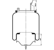 12.88.777.90508 - Körük Komple Metal Piston 6606Np02