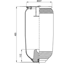 40.88.777.90513 - Körük Komple Plastik Piston W01m586286