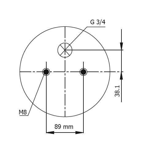 1 Katlı Körük Komple D220mm G3/4-19 M8 - 83.88.777.90526