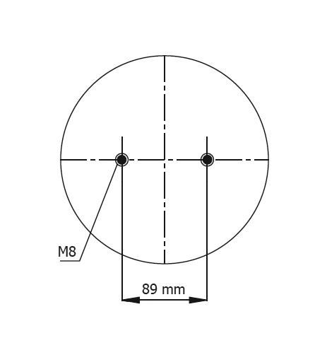 1 Katlı Körük Komple D220mm G3/4-19 M8 - 83.88.777.90526