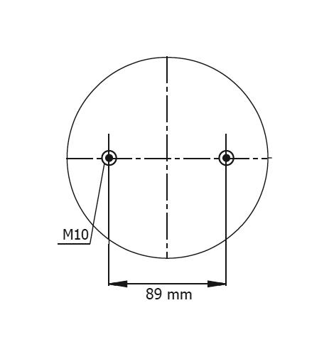 1 Katlı Körük Komple D220mm G1/4-19 M10 - 18.88.777.90528