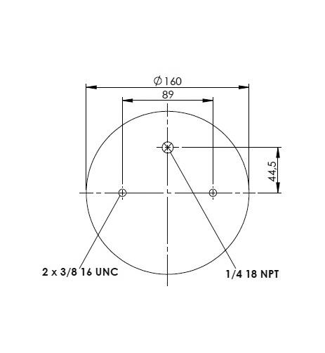 2 Katlı Körük Komple D220mm  G1/4-3/8-2 - 14.88.777.90530