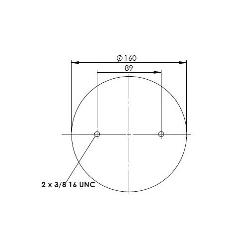 2 Katlı Körük Komple D220mm  G1/4-3/8-2 - 14.88.777.90530