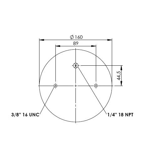 2 Katlı Körük Komple D220mm G1/4-3/8x4 - 83.88.777.90533