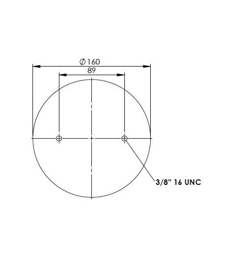 2 Katlı Körük Komple D220mm G1/4-3/8x4 - 83.88.777.90533