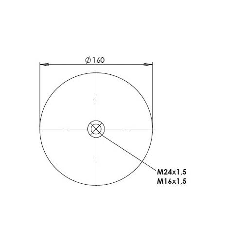 2 Katlı Körük Komple D220mm D220mm M24-M16-M10x2 - 17.88.777.90538