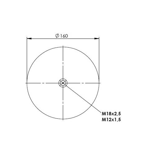 2 Katlı Körük Komple D220mm D220mm D220mm M18-M12-M18x2 - 83.88.777.90535