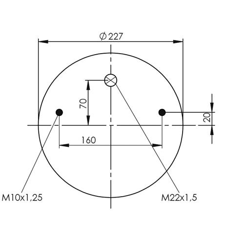 Körük Pistonsuz 1T280-40 - 83.88.777.90639