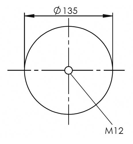 Körük Pistonsuz 1T280-40 - 83.88.777.90639