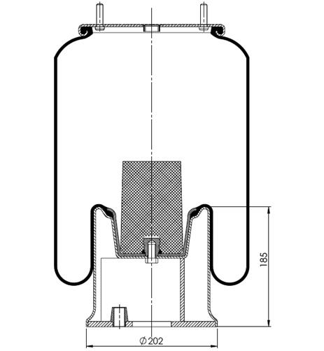 Körük Komple Metal Piston 1T280-40 - 83.88.777.90515