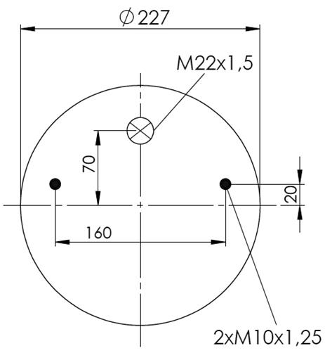 Körük Komple Metal Piston 1T280-40 - 83.88.777.90515