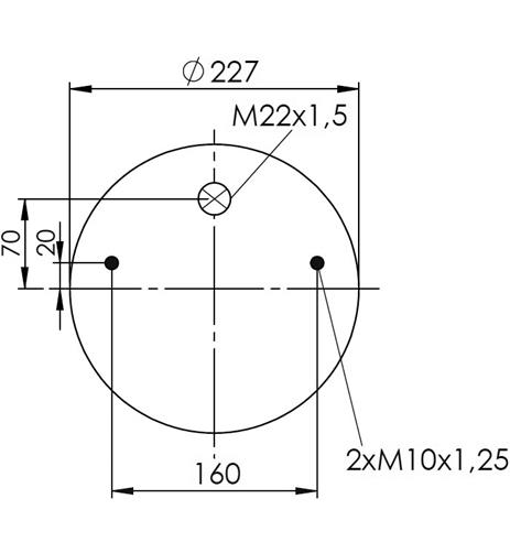 Körük Komple Metal Piston 1T280-30 - 83.88.777.90522