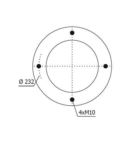 Пневмоподушка слойная (баллон с металом) D300mm Rp1/2-M10x8 - 92.88.777.90645