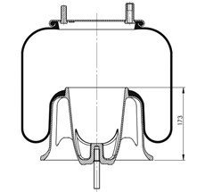 42.88.777.90606 - Körük Komple Aliminum Piston W013589781