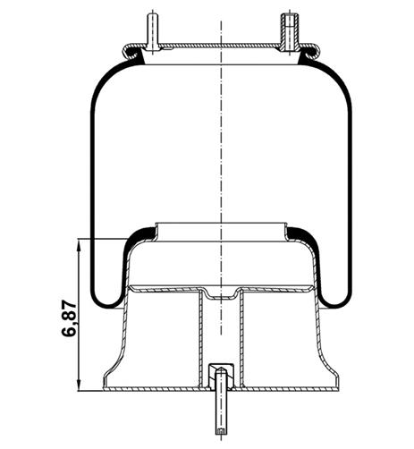 Körük Komple Plastik Piston W013589780 - 42.88.777.90159