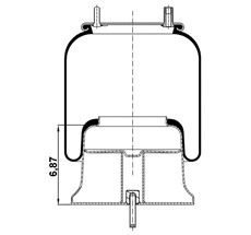 42.88.777.90159 - Körük Komple Plastik Piston W013589780