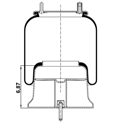 Körük Komple Metal Piston W013589782 - 42.88.777.90679