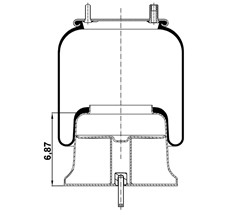 42.88.777.90679 - Körük Komple Metal Piston W013589782